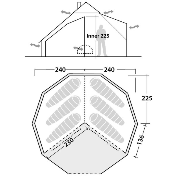 Ložnice Robens Inner tent Klondike Grande