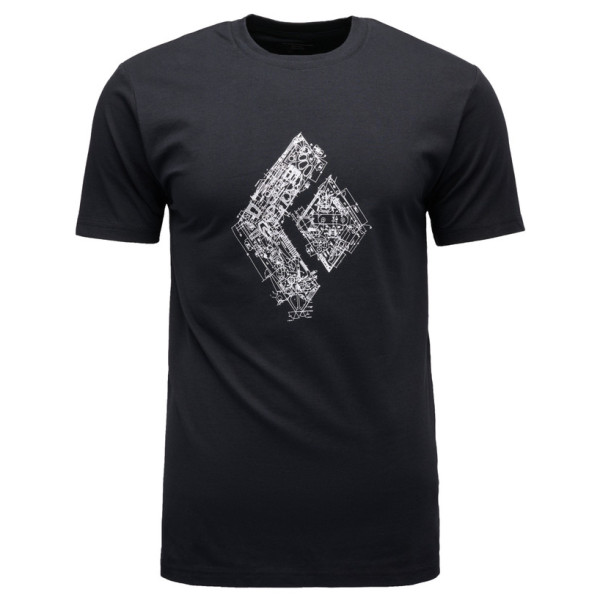 Pánské triko Black Diamond M Engineered Diamond Ss Tee