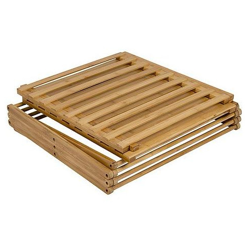 Police Bo-Camp UO Bamboo foldable storage rack Fitzroy-složená