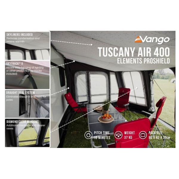 Předstan Vango Tuscany Air 400 Elements ProShield