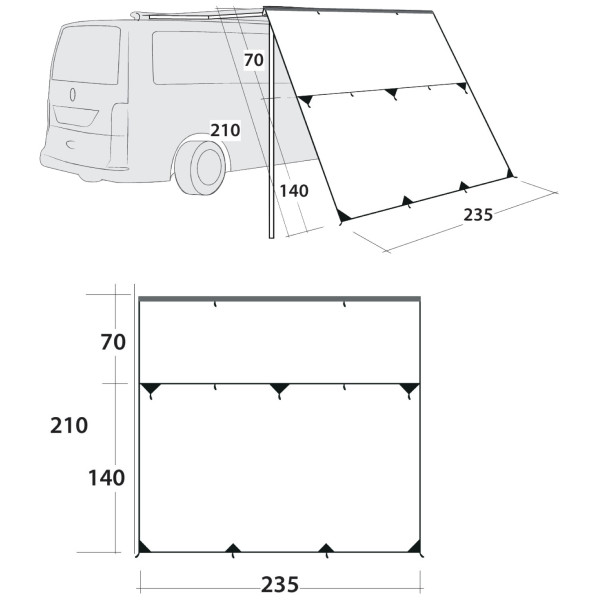 Přístřešek Outwell Hillcrest Tarp