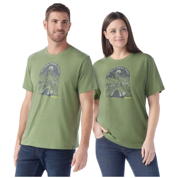 Pánské triko Smartwool Streets to Peaks Short Sleeve Graphic Tee