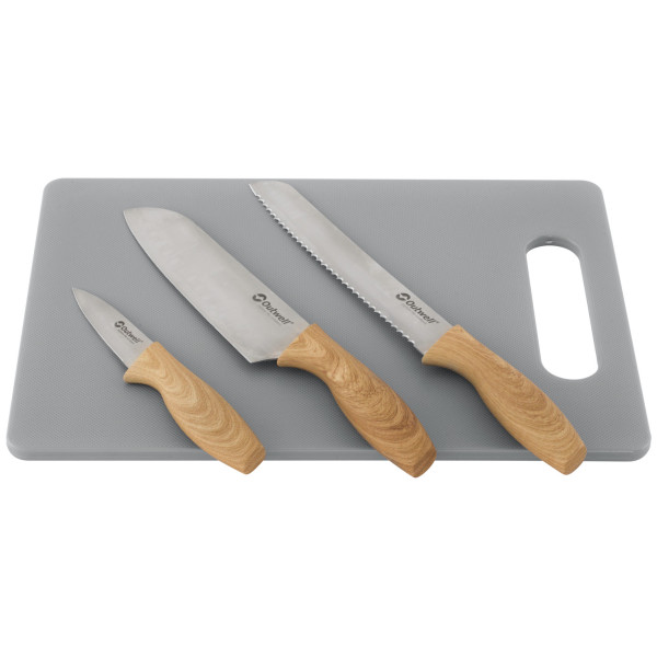 Prkénko a nože Outwell Caldas Knife Set