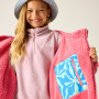 Nepromokavý kabát Regatta Junior Waterproof Changing Robe SBluFlPiLem