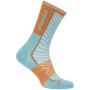 Velikost ponožek: L / Barva: modrá/oranžová