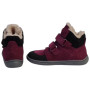 Dětské barefoot boty beBare 3555TY Bordeaux