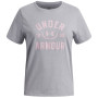 Dětské funkční triko Under Armour UA G Varsity SS Mod Gray Light Heather