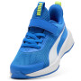Dětské boty Puma Flyer 4 AC+ PS Racing Blue-Lime Squeeze-