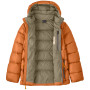 Dětská bunda Patagonia K's Hi-Loft Down Sweater Hoody - Marigold