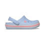 Dětské pantofle Crocs Crocband Clog K Blue Frost/Guava
