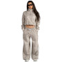 Dámská mikina Nebbia Half-Zip Leopard Sweatshirt Primal