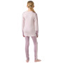 Dětský funkční set Helly Hansen Jr Lifa Merino Midweight Set Purple Clay