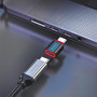Adaptér Swissten Dataguard With Data Blocking USB-C (Male) / USB-C (Female)