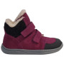 Dětské barefoot boty beBare 3555TY Bordeaux
