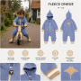 Dětský overal DucKsday Polar Fleece Twin/blue