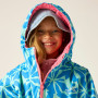 Nepromokavý kabát Regatta Junior Waterproof Changing Robe SBluFlPiLem