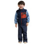 Dětská mikina Didriksons Anten Kids Fullzip 2 Winter Blue