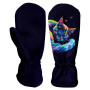 Dětské softshellové rukavice WAMU Dark Purple