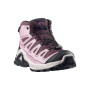 Dětské boty Salomon X Ultra Mid Gtx J Huckleberry-Dawn Pink-Concord Grape