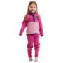 Dětská mikina Didriksons Monte Kids Half Bu 6 Cactus Pink