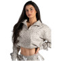 Dámská mikina Nebbia Half-Zip Leopard Sweatshirt Primal