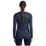 Dámské funkční triko Icebreaker Women M 200 Oasis LS Crewe Moss BloomAOP
