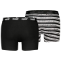 Pánské boxerky Puma Elements Striped Boxers 2P