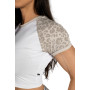 Dámské triko Nebbia Crop Top Leopard '97 Primal