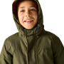 Dětská zimní bunda Regatta Hillain Warm Lined Dark Khaki