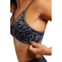 Sportovní podprsenka Nebbia Medium Support Leopard Sports Bra Primal