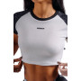 Dámské triko Nebbia Crop Top Leopard '97 Primal