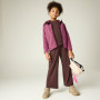 Dětská mikina Regatta Myla Hybrid Jacket Fig/Violet