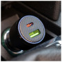 Adaptér Swissten Car Charger USB-C PD + USB-A, 63W + cabel USB-C / USB-C, 1 m