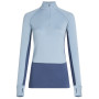 Dámské funkční triko Icebreaker Wom Mer 260 ZoneKnit LS Half Zip