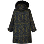 Dětský nepromokavý kabát Regatta Junior Waterproof Changing Robe Pro Bark Green