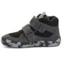 Dětské celoroční barefoot boty Froddo Barefoot Tex Fun Autumn Grey/Black
