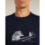 Pánské funkční triko Icebreaker Merino Blend Core SS Tee Canoe Companions