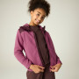 Dětská mikina Regatta Myla Hybrid Jacket Fig/Violet