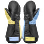 Dětské lyžařské rukavice Leki Little Swtch Zero Mitt Long black-light blue