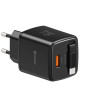Adaptér Swissten SlideCharge Gan 30W, 1X USB-A 18W