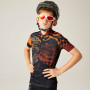 Dětský cyklistický dres Dare 2b Dynamite Jersey Blk Graffiti