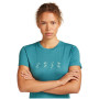 Dámské triko Icebreaker Women Merino 150 Tech Lite SS Tee Snow Day