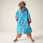 Nepromokavý kabát Regatta Junior Waterproof Changing Robe SBluFlPiLem