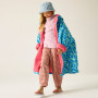 Nepromokavý kabát Regatta Junior Waterproof Changing Robe SBluFlPiLem