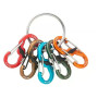 Klíčenka Nite Ize KeyRing Locker Aluminum 5 S-Biner