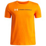Dětské funkční triko Under Armour UA B Logo Wordmark SS Outrageous Orange