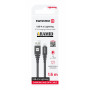 Nabíjecí a datový kabel Swissten Aramid Reinforced USB/Lightning 1,5 m