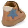 Dětské boty Froddo Ollie s star Cognac