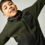 Dětská mikina Regatta Munro Hybrid Jacket DarkKhak/Blk