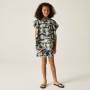 Dětské pončo Regatta Kids Towel Robe DrkStrmCamo
